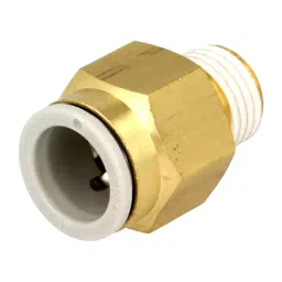 SMC Male Connector Fitting 1/4 inch (6.35 mm) Connection Screw and 12 mm Tube Size, KQ2H12-02AS-image-90