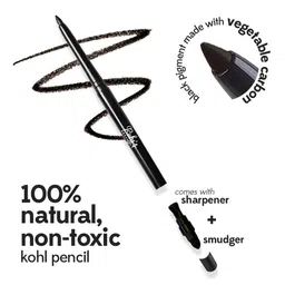 Ruby's Organics Smoked Kohl Pencil Kajal + Eyeliner - Black-image-42