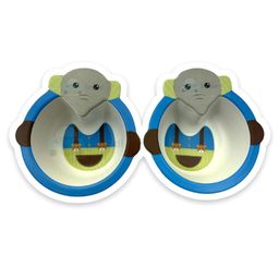 FunBlast Bamboo Fibre Feeding Bowl Animal Print - (Pack of 2 Pcs) - (Multicolor)-picture-15