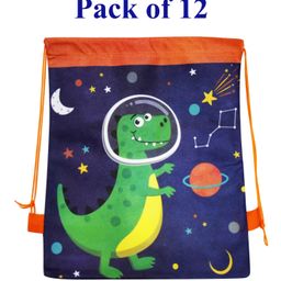 Asera Dinosaur Wildlife Animal Design Haversack Bag Blue - Pack of 12-image-57