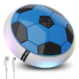 Mirana Air Football Neon Lite C-Type USB Rechargeable Hover Football Indoor Floating Hoverball Soccer - Blue-17