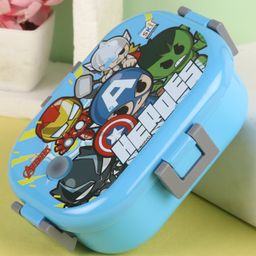 Avengers Delicacy Insulated Steel Lunch Box (Color and Print May Vary)-24