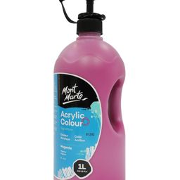 Mont Marte Acrylic Colour Paint 1 Litre - Magenta-21