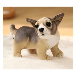 Tickles Cute Chihuahua Dog Soft Stuffed Plush Animal Toy for Kids Girls & Boys Birthday Gift (Color: Brown & Black - Height 20 cm-image-101