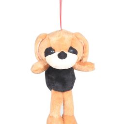 Tickles Car Hanging Dog Soft Stuffed Plush Animal Toy for Kids Boys & Girls (Size: Length 25 cm Color: Beige)-image-6