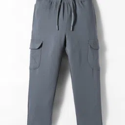 Doreme Terry Knit Full Length Track Pant With Pockets - Light Blue-picture-3
