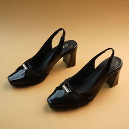 Ozuri Party Block Pumps with Bows image 4