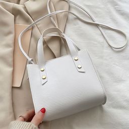 HAUTE SAUCE by Campus Sutra Textured PU Bucket Handheld Bag with Quilted-image-40