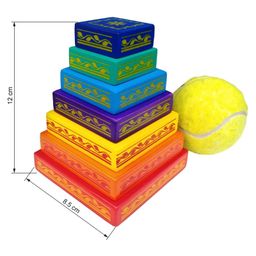 Gyanotoy Wooden Lagori Pitthu game - Multicolor image 3