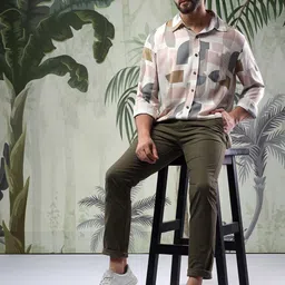 Kotty Men Opaque Printed Casual Shirt-image-73