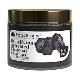 EcstaCBeauty Detoxifying Activated Charcoal And Rosemary Face Mask- 100 g-39
