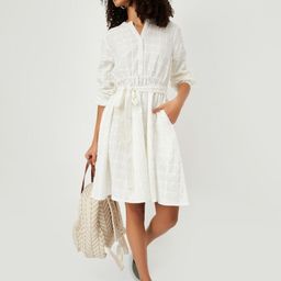 max Women Self Design Cuffed Sleeves Shirt Above Knee Dress-image-99