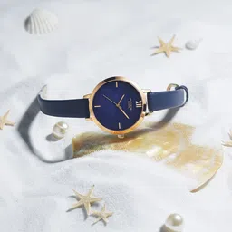 Sonata Poze Women Leather Analogue Watch SP80021WL02W-38