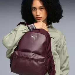 Puma Unisex Maroon Solid Tori Backpack-picture-28
