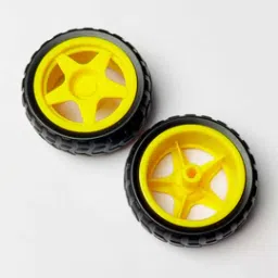 Robot Wheel 65mm for DC Geared Motor (Pack of 2)-5