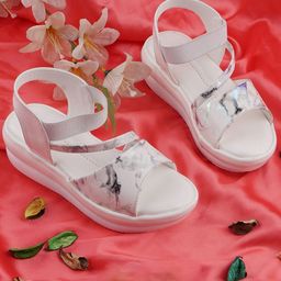 LMG Lifestyle Girls Embellished Wedge Sandals-34
