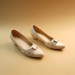 Ozuri Party Block Pumps with Bows-picture-43