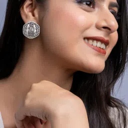 Look and Adorn Contemporary Studs Earrings-image-51