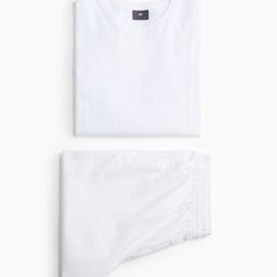 H&M Pyjama T-Shirt And Shorts-2