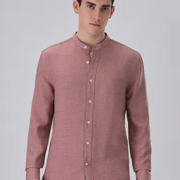 Banana Club Men Classic Slim Fit Opaque Casual Shirt-picture-41