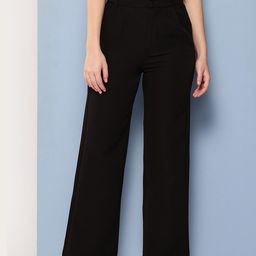 The Roadster Lifestyle Co. Women Crepe Trousers-image-45
