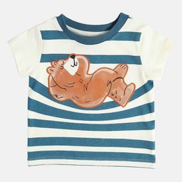 MINI KLUB Boys Striped Applique T-shirt-picture-39