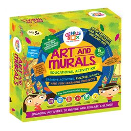 Genius Box 8 in 1 Art and Murals Activity Kit-15
