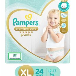Pampers Premium Care Pants, Extra Large size baby diapers (XL), 24 Count, Softest ever Pampers pants-image-30