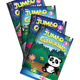 Target Publications Blossom Jumbo Creative Colouring Book Combo Level 1 to 4 Pack of 4 Books - English-16