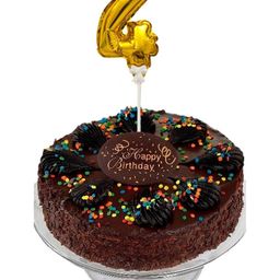 Amfin Number Foil Balloon Cake Topper - Golden-image-20