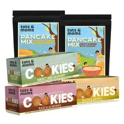 Tots & Moms Foods Healthy Snacks Combo Pack of 5 - 250 gm, 150 gm-26
