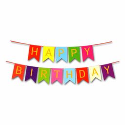 Shopperskart Happy Birthday Party Banner - Multicolor-image-31
