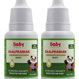 BabyOrgano BaalPrashan Swarnaprashan Immunity Booster Drops Pack of 2 - 15 ml Each-70