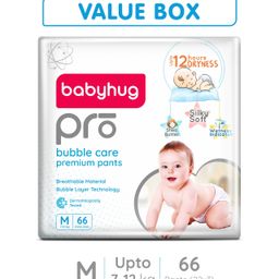 Babyhug Pro Bubble Care Premium Pant Style Diapers Medium - 22 Pieces - (Pack of 3)-image-26