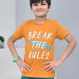 YOUMAA Boys Printed Bio Finish Applique T-shirt-picture-21