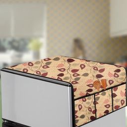 The Furnishing Tree Yellow Printed Refrigerator Cover-image-14