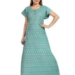 NIGHTY KING Printed Maxi Nightdress-picture-39