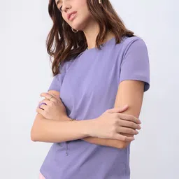 The Souled Store Pure Cotton Round Neck T-shirt-picture-39