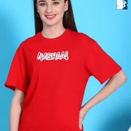 Dreambe Women Typography 2 Wonder Woman Printed Applique T-shirt-picture-31