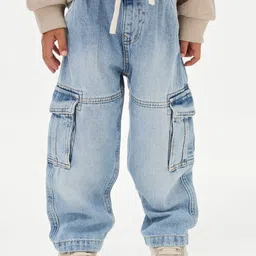 Marks & Spencer Boys High-Rise Cargo Styles Jeans-picture-25
