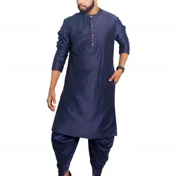 House of Aqss Band Collar Straight Kurta-image-44