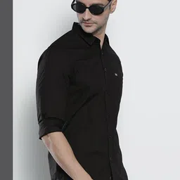 WHY SO FAB Men Semi Sheer Casual Shirt-image-73
