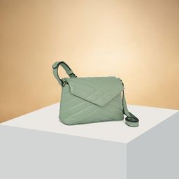 Forever Glam by Pantaloons PU Structured Handheld Bag with Quilted-image-103