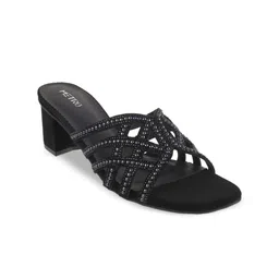 Metro Women Embellished Block Heel Sandals-picture-24