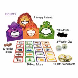Chalk and Chuckles Hungry Four, Memory & Movement Board Game - Multicolor image 2