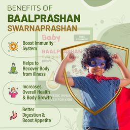 BabyOrgano BaalPrashan Swarnaprashan Immunity Booster Drops Pack of 2 - 15 ml Each image 2