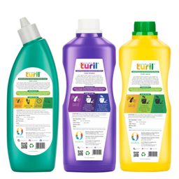 Turil Floor and Toilet Cleaner Combo - 1000 ml Each image 2