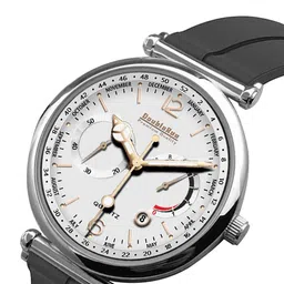 DOUBLERUN Unisex Dial & Textured Straps Analogue Multi Function Watch H05N25026 image 3