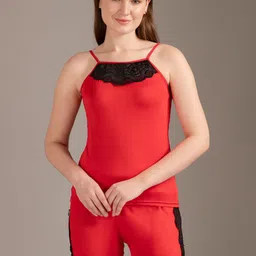 Louis Bayrad Women Self Design Sleeveless Night Suit-image-99