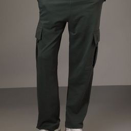 Banana Club Men Dark Olive Cargo Joggers Jeans-image-18